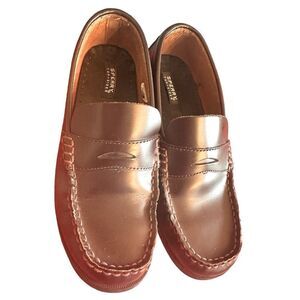 Sperry Colton Kids Brown Penny Loafer Size 5